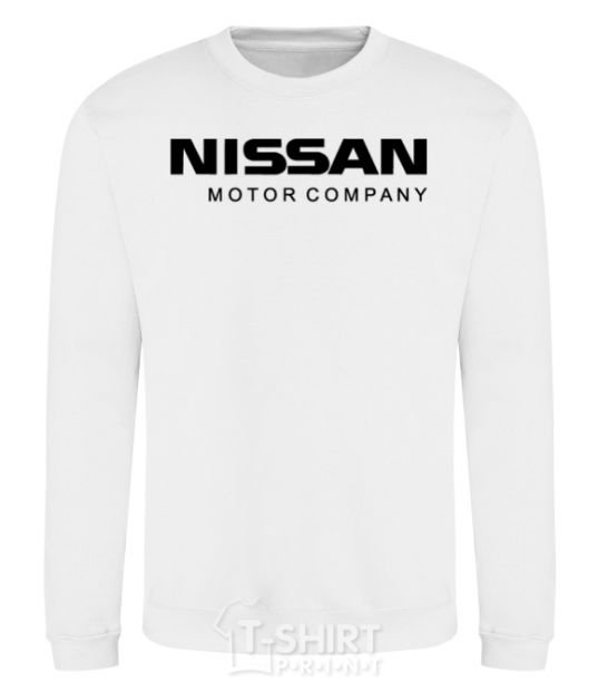 Sweatshirt Nissan motor company White фото