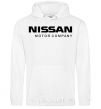 Men`s hoodie Nissan motor company White фото