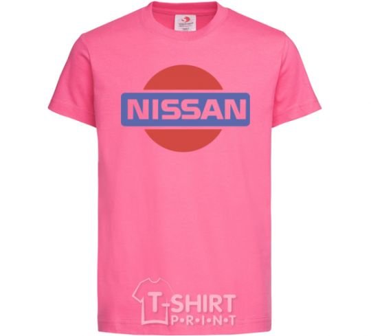 Детская футболка Nissan pepsi Ярко-розовый фото