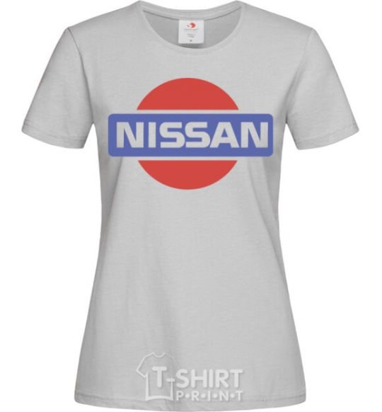 Women's T-shirt Nissan pepsi grey фото