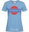 Women's T-shirt Nissan pepsi sky-blue фото