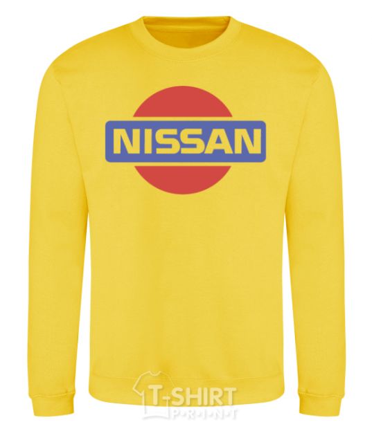 Sweatshirt Nissan pepsi yellow фото