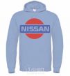 Men`s hoodie Nissan pepsi sky-blue фото