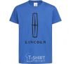 Kids T-shirt Logo Lincoln royal-blue фото