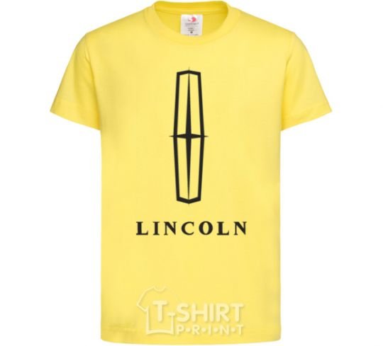 Kids T-shirt Logo Lincoln cornsilk фото