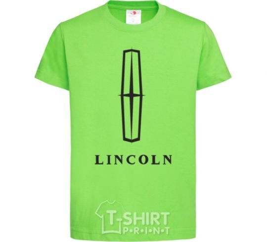 Детская футболка Logo Lincoln Лаймовый фото