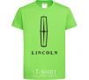 Kids T-shirt Logo Lincoln orchid-green фото