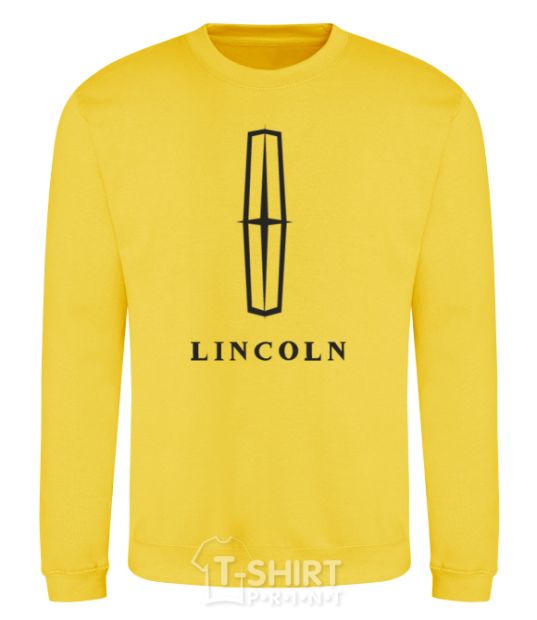 Sweatshirt Logo Lincoln yellow фото