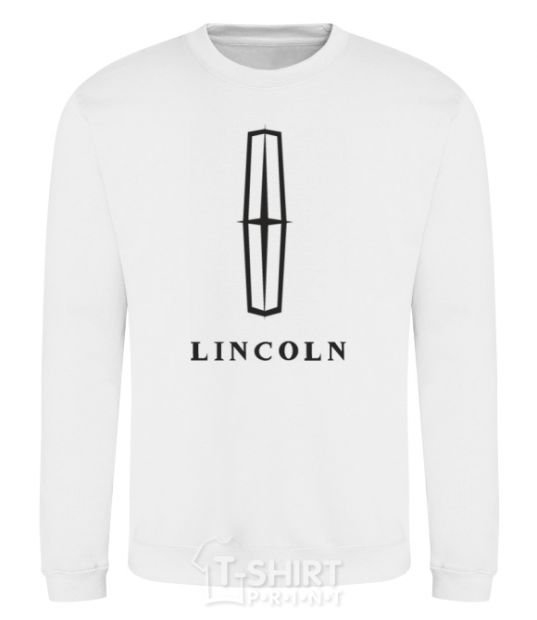Sweatshirt Logo Lincoln White фото