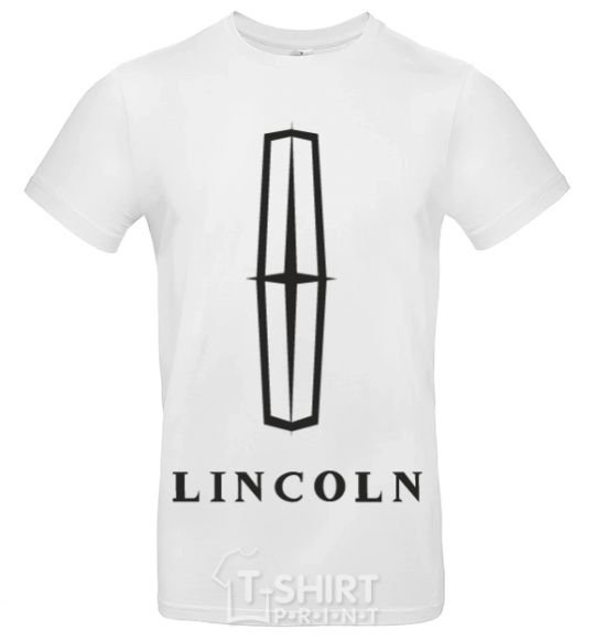 Мужская футболка Logo Lincoln Белый фото