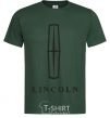 Мужская футболка Logo Lincoln Темно-зеленый фото
