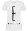 Women's T-shirt Logo Lincoln White фото