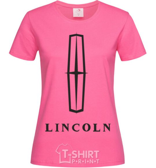 Women's T-shirt Logo Lincoln heliconia фото