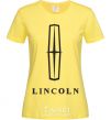 Women's T-shirt Logo Lincoln cornsilk фото