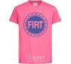 Детская футболка Logo Fiat Ярко-розовый фото