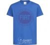 Детская футболка Logo Fiat Ярко-синий фото
