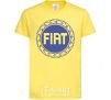 Детская футболка Logo Fiat Лимонный фото