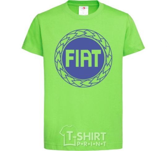 Детская футболка Logo Fiat Лаймовый фото