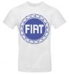 Men's T-Shirt Logo Fiat White фото