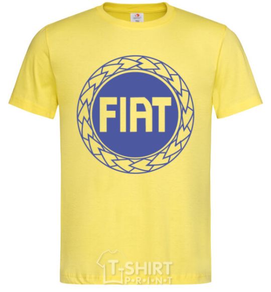 Men's T-Shirt Logo Fiat cornsilk фото