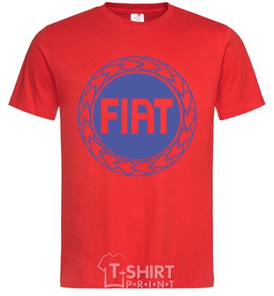 Men's T-Shirt Logo Fiat red фото