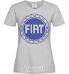 Женская футболка Logo Fiat Серый фото
