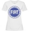 Женская футболка Logo Fiat Белый фото