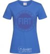 Женская футболка Logo Fiat Ярко-синий фото