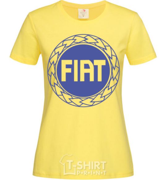 Women's T-shirt Logo Fiat cornsilk фото