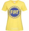 Women's T-shirt Logo Fiat cornsilk фото