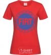 Women's T-shirt Logo Fiat red фото