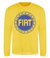 Sweatshirt Logo Fiat yellow фото