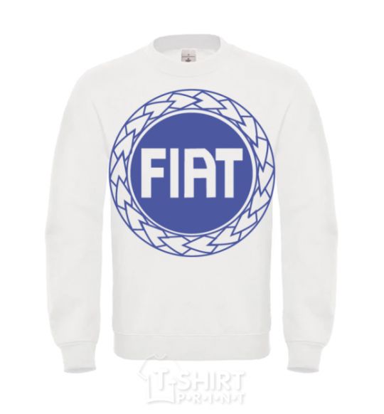 Sweatshirt Logo Fiat White фото