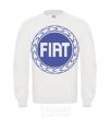 Sweatshirt Logo Fiat White фото