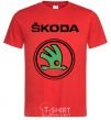 Men's T-Shirt Logo skoda red фото