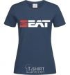 Women's T-shirt Seat logo navy-blue фото