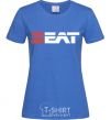 Women's T-shirt Seat logo royal-blue фото