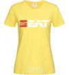 Women's T-shirt Seat logo cornsilk фото