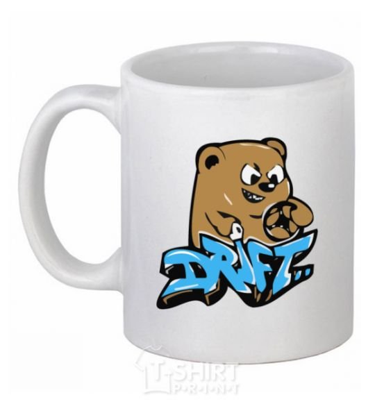 Ceramic mug Bear drift White фото