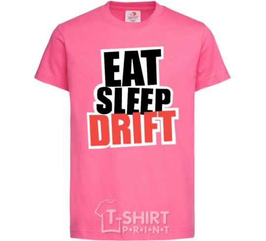 Kids T-shirt Eat sleep drift heliconia фото