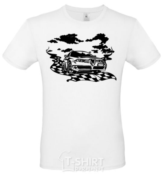 Men's T-Shirt Alfa romeo car White фото