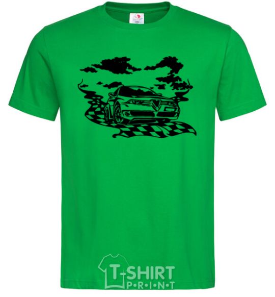 Men's T-Shirt Alfa romeo car kelly-green фото