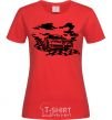 Women's T-shirt Alfa romeo car red фото