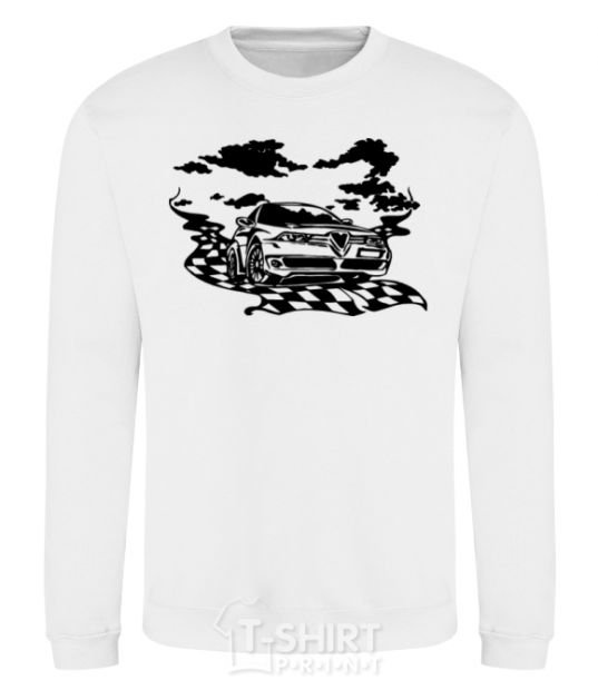 Sweatshirt Alfa romeo car White фото