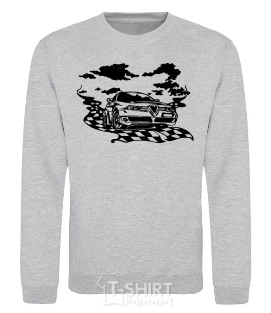 Sweatshirt Alfa romeo car sport-grey фото