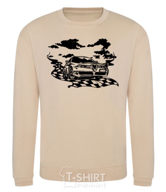 Sweatshirt Alfa romeo car sand фото