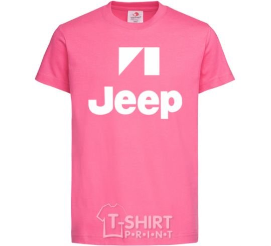 Kids T-shirt Logo Jeep heliconia фото