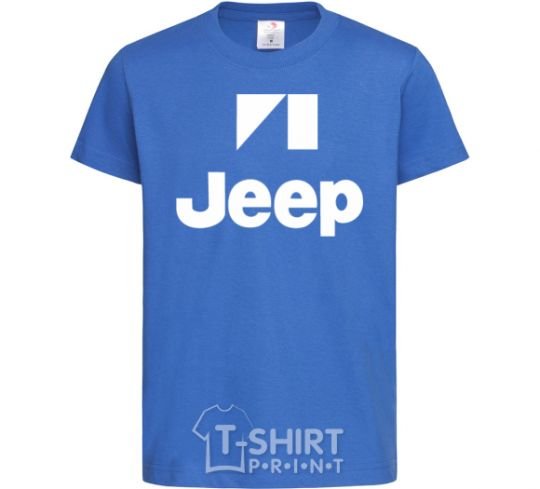 Kids T-shirt Logo Jeep royal-blue фото