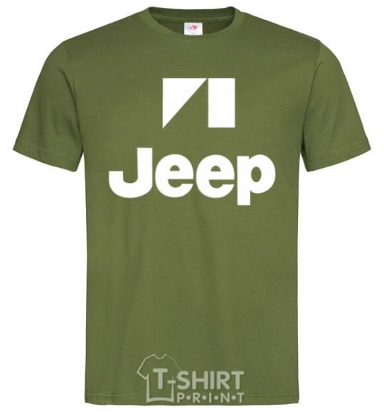 Men's T-Shirt Logo Jeep millennial-khaki фото