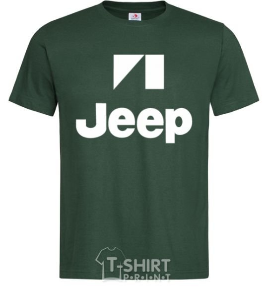 Men's T-Shirt Logo Jeep bottle-green фото